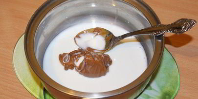 карамельный кекс с глазурью