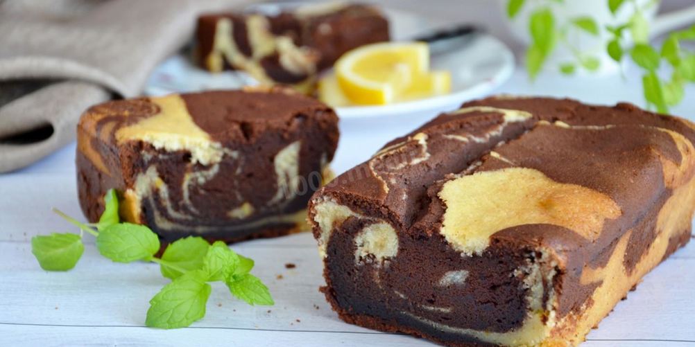 Рецепт кекс мраморный большой