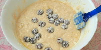 кекс на белках с вишней