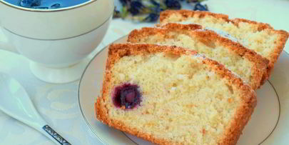 кекс на белках с вишней