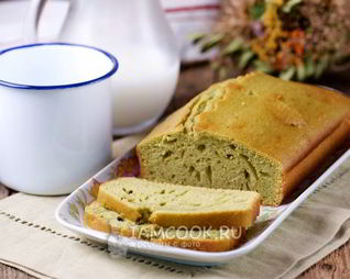 Кекс на молоке в духовке