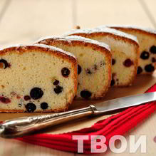 Рецепт Кекс на яичных белках с ягодами