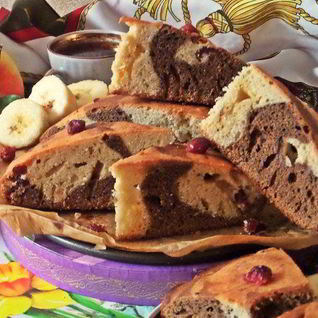 Кекс с клюквой и кофе