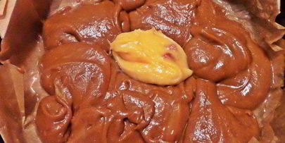 кекс с клюквой и кофе