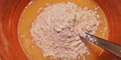 кекс с клюквой и кофе