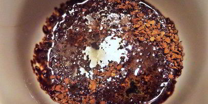 кекс с клюквой и кофе