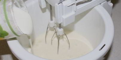 кекс с малиной