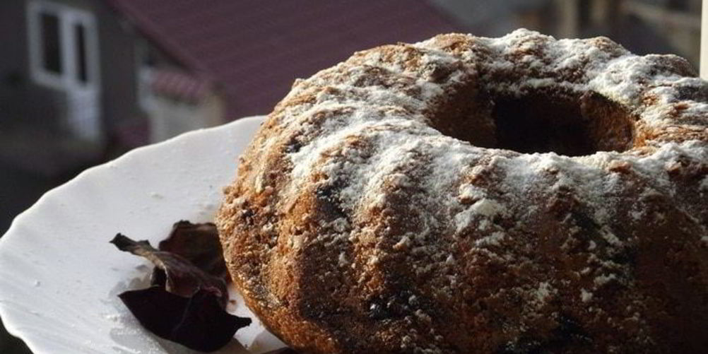 Рецепт кекс с вишней и орехами