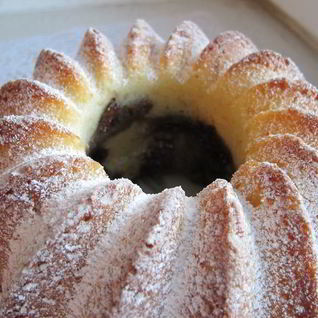 Кекс шоколадно-ореховый на сметане