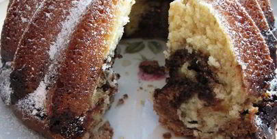 кекс шоколадно-ореховый на сметане