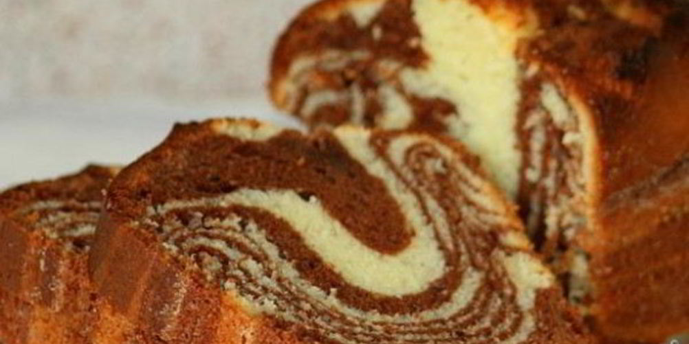 Рецепт кекс зебра