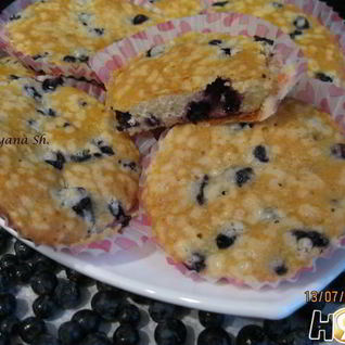 Кексы Черничка