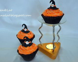 Кексы Два шоколада со сливочным кремом Halloween