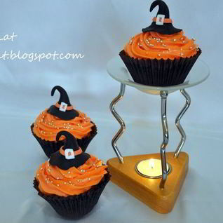 Кексы Два шоколада со сливочным кремом Halloween