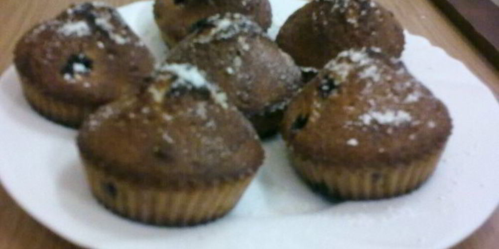 Рецепт кексы кофейные с вишней