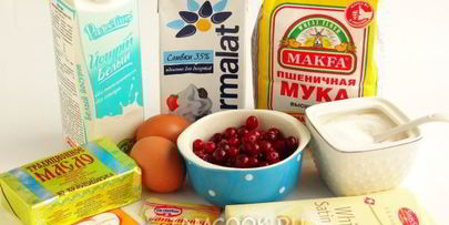 кексы с белым шоколадом и клюквой