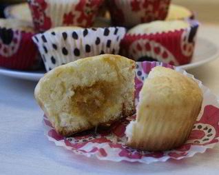 Кексы с джемом внутри