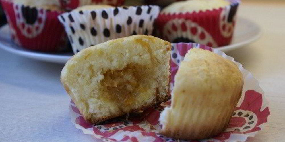 Рецепт кексы с джемом внутри