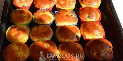 кексы с изюмом на пасху