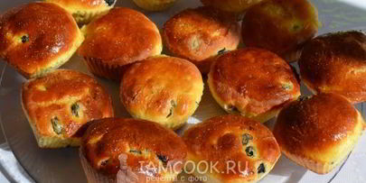 кексы с изюмом на пасху