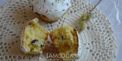 кексы с изюмом на пасху