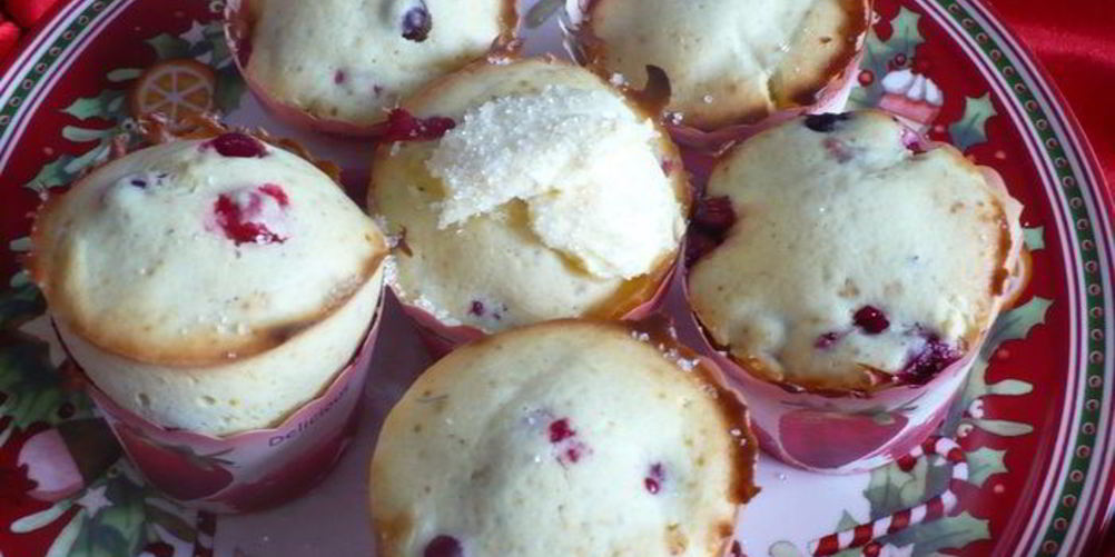 Рецепт клюквенные кексы