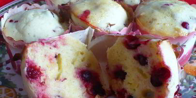 клюквенные кексы