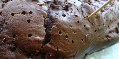 кофейно-вишневый кекс