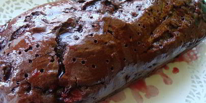 кофейно-вишневый кекс