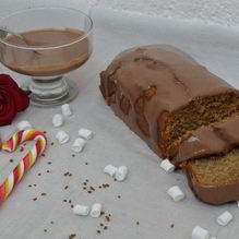 Рецепт Кофейный кекс с корично-сметанным соусом