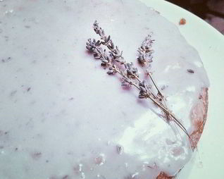 Лавандовый кекс