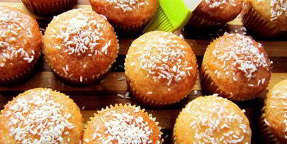 лимонно-кокосовые кексы