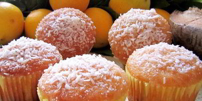 лимонно-кокосовые кексы