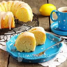 Рецепт Лимонный кекс на кефире