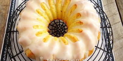 лимонный кекс на кефире