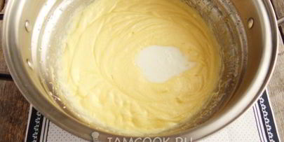 лимонный кекс на кефире