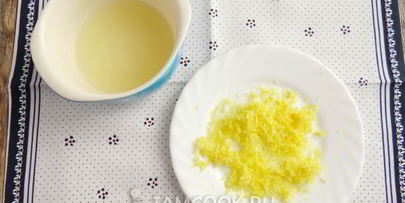 лимонный кекс на кефире