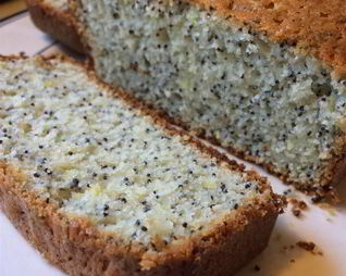 Лимонный кекс с маком