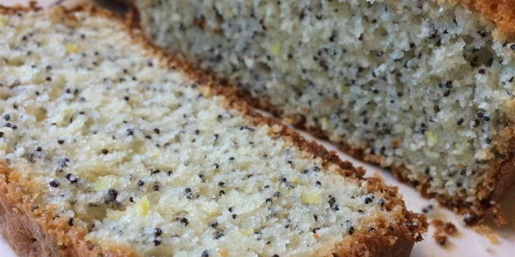 Рецепт лимонный кекс с маком