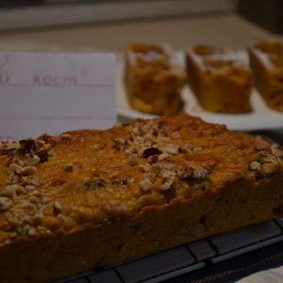 Морковно-яблочный кекс