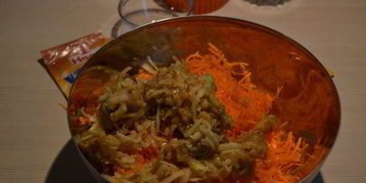 морковно-яблочный кекс