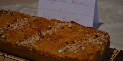 морковно-яблочный кекс