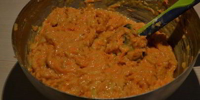 морковно-яблочный кекс