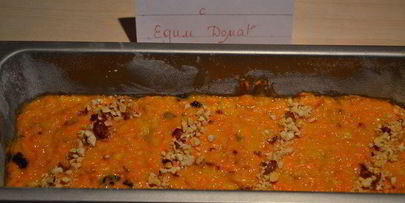 морковно-яблочный кекс