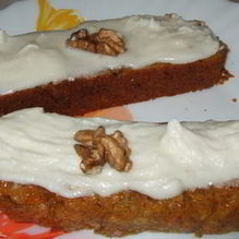 Рецепт Морковный кекс с творожным кремом