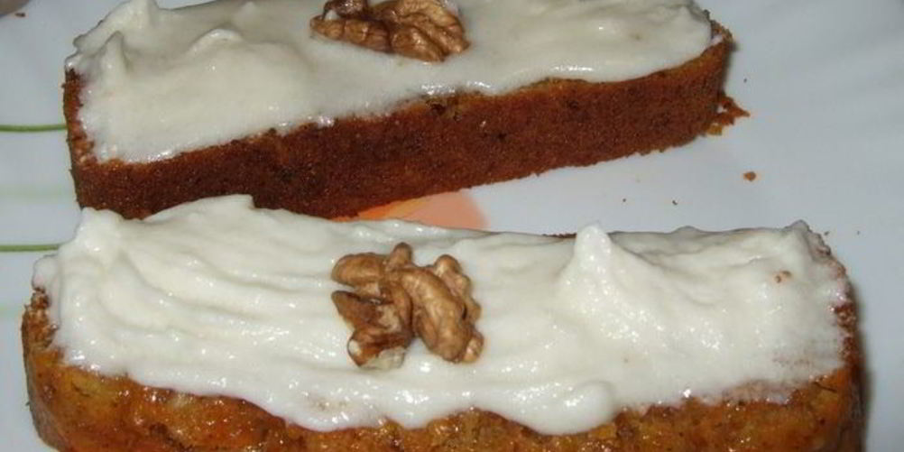 Рецепт морковный кекс с творожным кремом