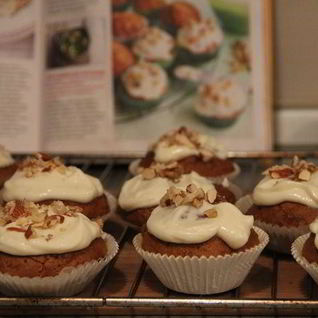 Морковные капкейки