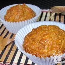 Рецепт Морковные кексы с имбирем и корицей