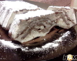 Мраморный кекс в пароварке