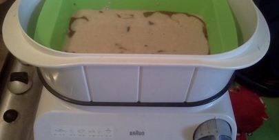 мраморный кекс в пароварке